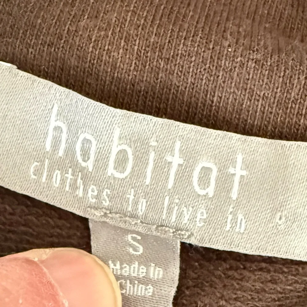 NWT‎ HABITAT Chill Jacket Hickory Brown Minimalist Earthy Neutral Grunge Boho S - Picture 6 of 6